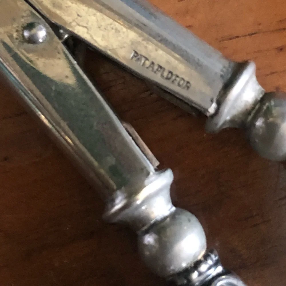 Antique Silver Glove Stretchers
